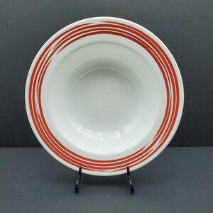 Corelle Strokes of Color Red Individual Dinner Pasta Bowl Cranberry Serving Bowl